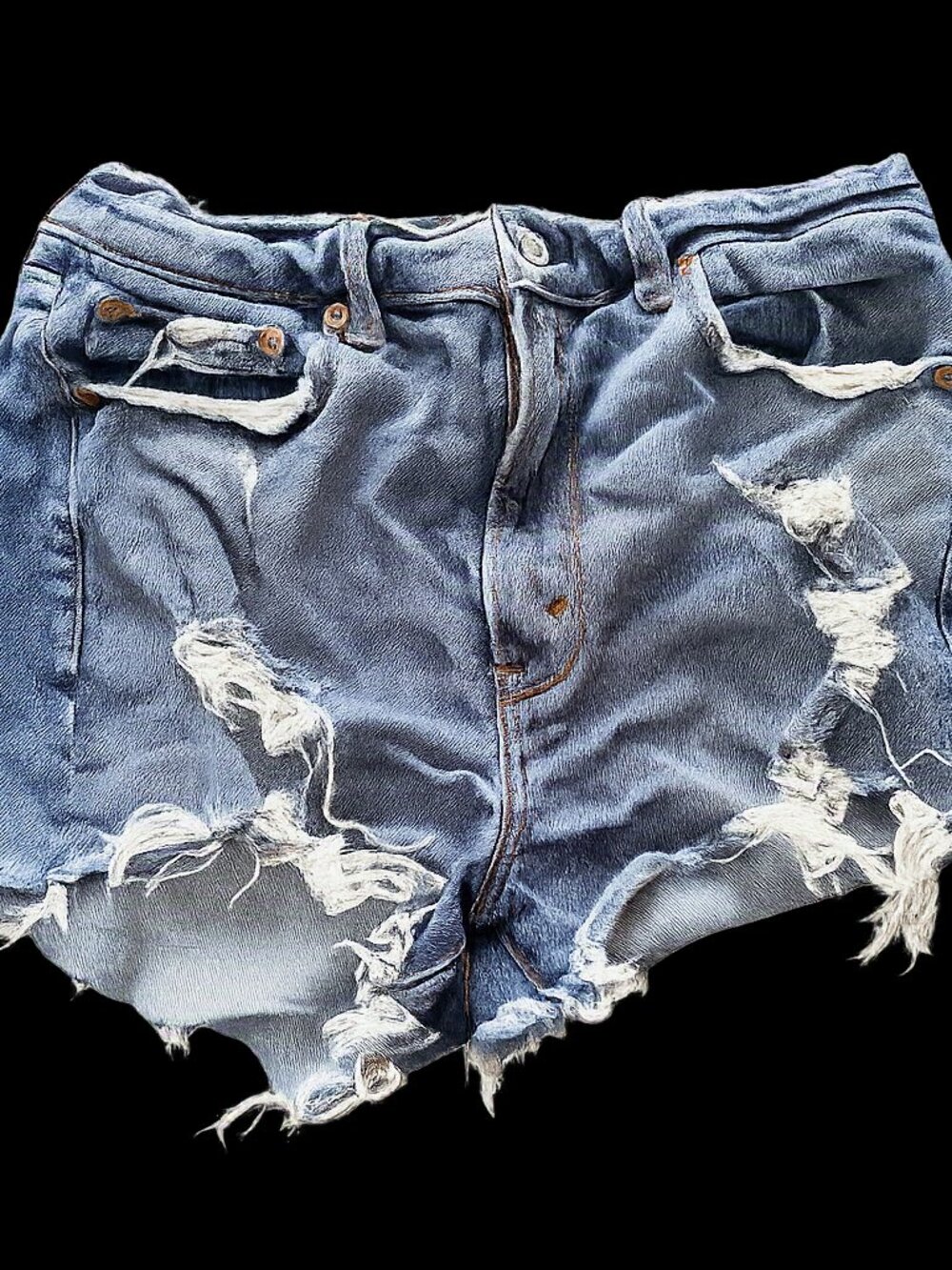 Abercrombie & Fitch Denim Shorts The Mom Short High Rise Size 28 or 6